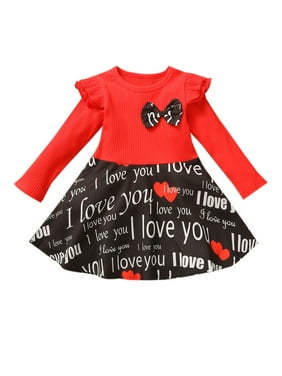 Babeleven Toddler Baby Girls Dress Clothes Floral Tutu Ruffled Sleeve Dresses Casual Playwear Dress